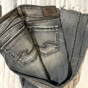 Silver Suki Skinny Crop Jeans